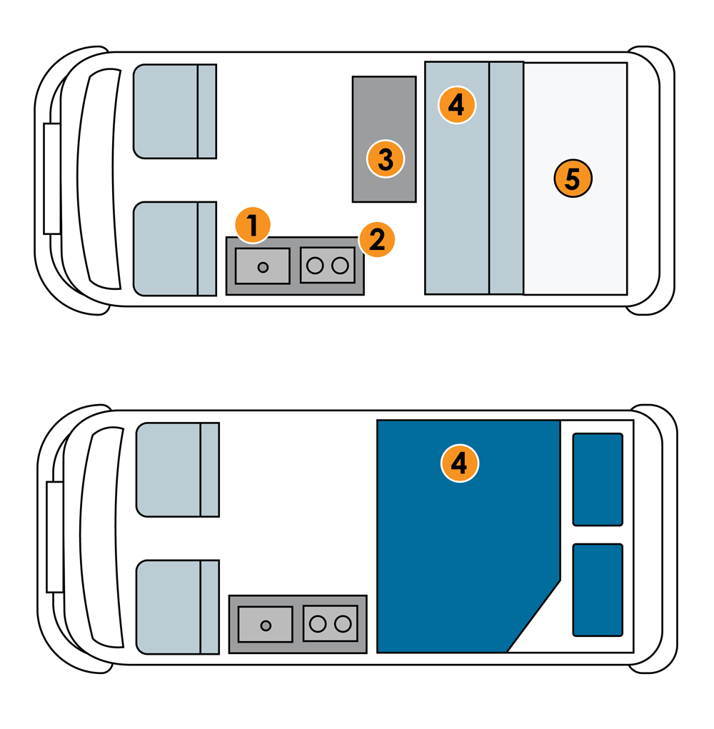 Daytime and Night layout